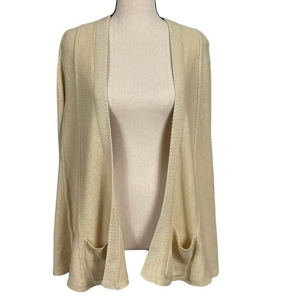 Anthropologie Angel Of The North Open Front Cashmere Blend Cardigan Size Small - Picture 11 of 11